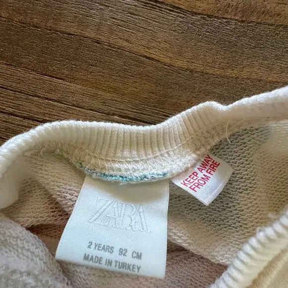 Zara 2 Piece Flower Outfit - Size 2 - Picture 2 of 7